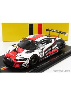   Spark-Model - Audi R8 Lms Gt3 Team Belgian Audi Club Wrt N 32 24H Spa 2020 E.Mortara - C.Weerts - F.Stippler White Orange Black