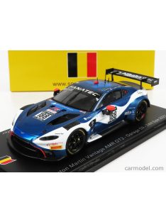   Spark-Model - Aston Martin Vantage Amr Gt3 Team Garge 59 N 188 24H Spa 2021 A.West - C.Goodwin - C.Eastwood - M.Kirchhofer 2 Tone Blue White