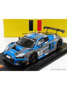   Spark-Model - Audi R8 Lms Gt3 Team Audi Sport Sainteloc Racing N 26 24H Spa 2021 J.Green - F.Hutchison - A.Tambay Light Blue Grey