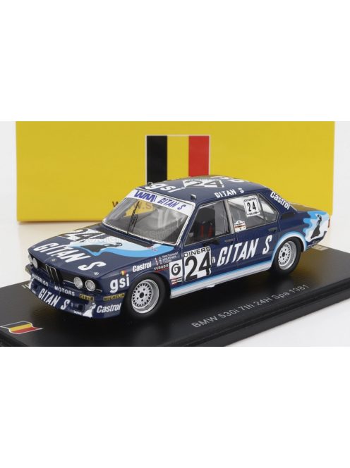 Spark - BMW 5-SERIES 530 GITANES N 24 7th 24h SPA 1981 J.L.TRINTIGNANT - M.HOEPFNER - A.CUDINI - D.BELL 2 TONE BLUE