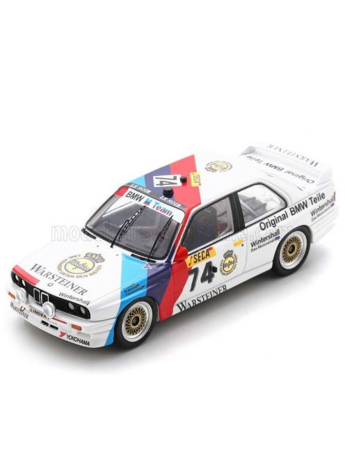 Spark - BMW 3-SERIES (E30) M3 TEAM BMW MOTORSPORTS N 74 24h SPA ETCC 1988 ELLEN LOHR - FRANK SCHMICKLER - MICHAEL BARTELS WHITE RED BLUE