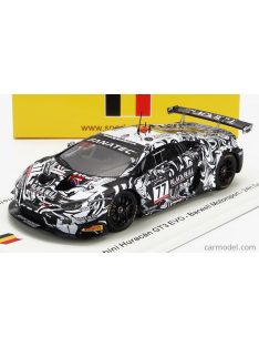   Spark-Model - Lamborghini Huracan Gt3 Evo Team Barwell Motorsport N 77 24H Spa 2022 A.Al Harthy - S.De Haan - A.Macdowall - S.Mitchell Black White