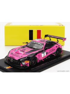   Sparkmodel - Mercedes Benz Gt3 Amg Team Getspeed N 3 24H Spa 2022 A.Costa - M.Bortolotti - J.Aitken Fucsia Black