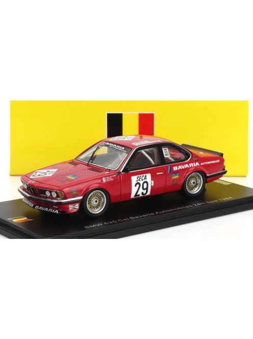 Spark - BMW 6-SERIES 635 CSi TEAM BAVARIA AUTOMOBILES N 29 24h SPA 1984 C.BALLOT LENA - G.BLEYNIE - R.METGE RED