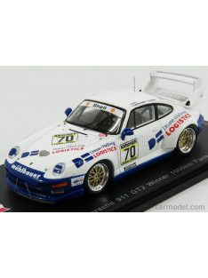   Spark-Model - Porsche 911 993 Gt2 N 70 1000Km Paris 1995 P.Oberdorfer - D.Hubner White Blue