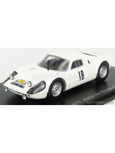   Spark-Model - Porsche 904 Gts N 18 Rally Des Routes Du Nord 1966 J.Schlesser - A.Schlesser White