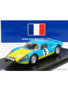   Spark-Model - Porsche 904 Gts N 5 Winner Rally D'Elbeuf 1967 P.Farjon Light Blue Yellow