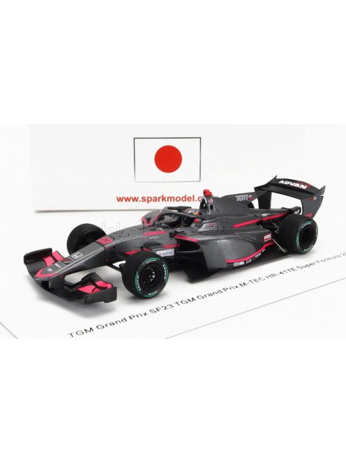 Spark - DALLARA SF23 HONDA M-TEC HR-417E TEAM TGM GRAND PRIX N 53 SUPER FORMULA SEASON 2023 TOSHIKI OYU GREY RED