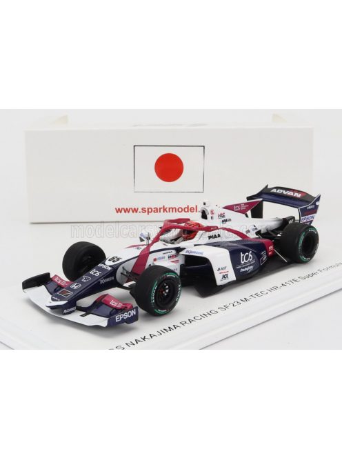 Spark - DALLARA SF23 HONDA M-TEC HR-417E TEAM TGM TCS NAKAJIMA RACING N 65 SUPER FORMULA SEASON 2023 REN SATO WHITE BLUE RED