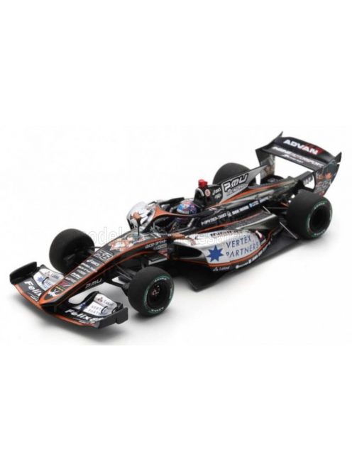 Spark - DALLARA SF23 TRD 01F TEAM INGING VERTEX PARTNERS CERUMO N 38 SUPER FORMULA SEASON 2024 SENNA SAKAGUCHI BLACK WHITE ORANGE