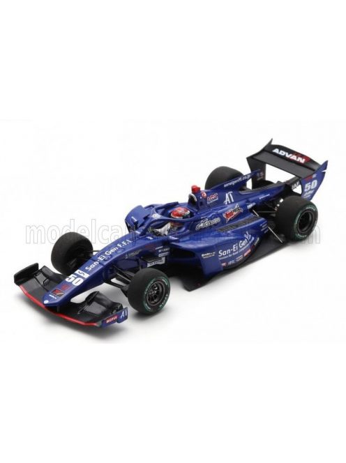 Spark - DALLARA SF23 HR-417-E M-TEC TEAM B-MAX RACING N 50 SUPER FORMULA SEASON 2024 IORI KUMURA BLUE BLACK