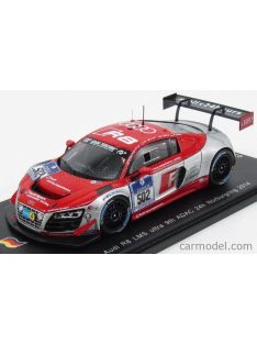   Spark-Model - Audi R8 Lms Ultra Team Audi Race Experience N 502 24H Nurburgring 2014 F.Baumgartner - M.Werner - F.Biela - P.Kaffer Red Silver