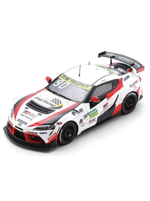 Spark - TOYOTA SUPRA GR GT4 TEAM TOYOTA GAZOO RACING N 90 EUROPE CHAMPION DTM TROPHY 2022 TIM HEINEMANN WHITE RED BLACK