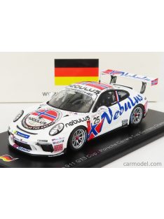   Spark-Model - Porsche 911 991-2 Gt3 Cup N 25 Porsche Carrera Cup Germany Champion 2020 L.Ten Voorde White Red