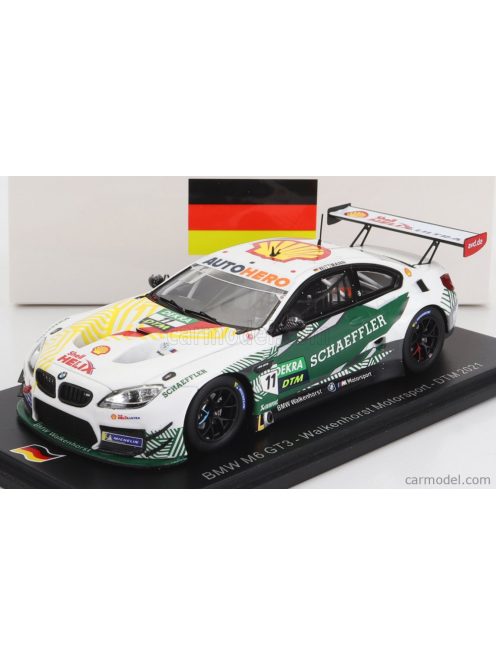 Spark-Model - Bmw 6-Series M6 Gt3 Team Walkenhorst Motorsport N 11 Dtm Season 2021 M.Wittmann White Green Black