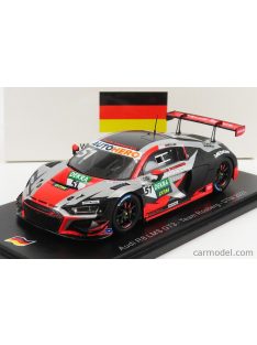   Spark-Model - Audi R8 Lms Gt3 Team Rosberg N 51 Dtm Season 2021 N.Muller Silver Red