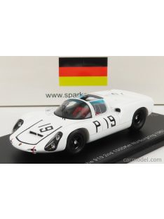   Spark-Model - Porsche 910 N 19 2Nd 1000Km Nurburgring 1967 P.Hawkins - G.Koch White