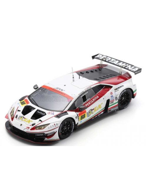 Spark - LAMBORGHINI LAMBORGHINI GT3 TEAM JLOC N 88 WINNER GT300 SUPER GT 2021 TAKASHI KOGURE - YUYA MOTOJIMA WHITE RED