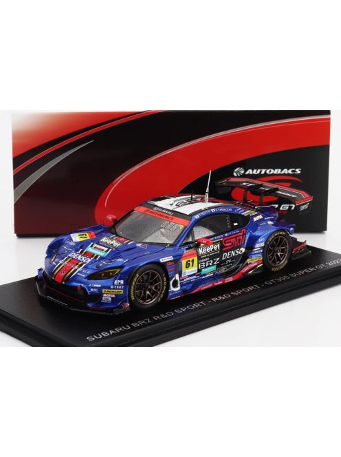 Spark - SUBARU BRZ TEAM R&D SPORT N 61 GT300 SUPER GT 2022 T.IGUCHI - H.YAMAUCHI BLUE MET RED