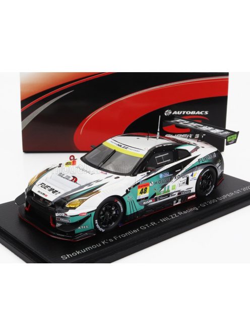 Spark - NISSAN GT-R TEAM NILZZ RACING N 48 GT300 CLASS SUPER GT 2023 T.IDA - Y.TANAKA - T.SANADA WHITE GREEN