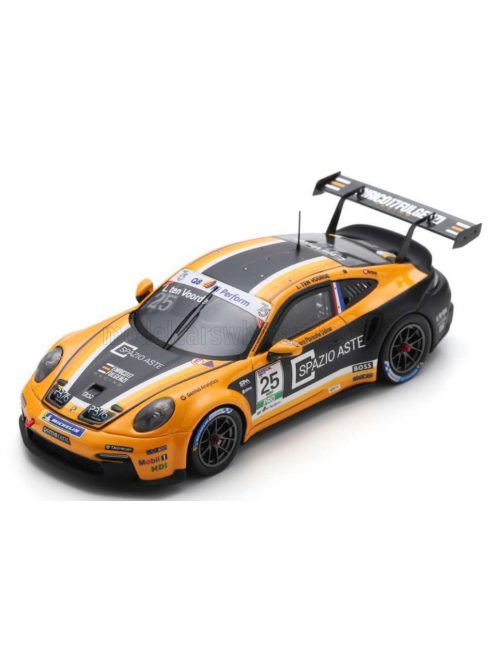 Spark - PORSCHE 911 992 GT3 CUP N 25 PORSCHE CARRERA CUP ITALY CHAMPION 2023 LARRY TEN VOORDE ORANGE BLACK