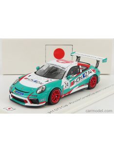   Spark-Model - Porsche 911 991 Gt3 Cup N 24 Porsche Carrera Cup Japan Champion 2020 T.Kondo White Blue Red