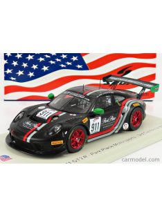   Spark-Model - Porsche 911 991 Gt3 R Team Park Place Motorsports N 911 3Rd 8H Californie 2019 M.Jaminet - S.Muller - R.Dumas Black Red