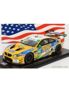   Spark-Model - Bmw 6-Series M6 Gt3 Team Turner Motorsport N 96 24H Daytona 2017 M.Martin - J.Marks - J.Klingmann - J.Krohn Yellow Blue