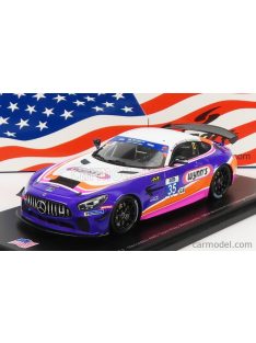   Spark-Model - Mercedes Benz Amg Gt4 Team Riley Motorsport N 35 Winner Watkins Glen 2019 D.Murry - J.Bleekemolen - J.Cox White Purple