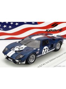   Spark-Model - Ford Usa Gt40 N 72 3Rd 2000Km Daytona 1965 B.Bondurant - R.Ginther Blue White