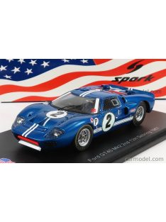   Spark-Model - Ford Usa Gt40 Mkiv 7.0L V8 N 2 2Nd 12H Sebring 1967 A.Foyt - L.Ruby Blue