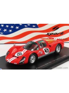   Spark-Model - Porsche 906 N 49 12H Sebring 1966 J.Siffert - C.Vogele Red White