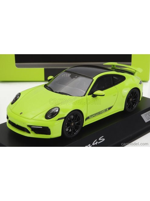 Spark-Model - Porsche 911 992 Carrera 4S Coupe Aero Kit 2019 Yellow Black