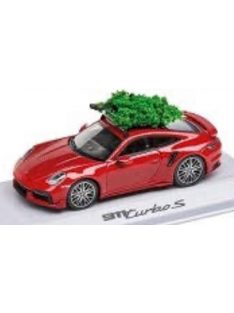   Spark - PORSCHE 911 992 TURBO S COUPE CHRISTMAS EDITION 2023 RED