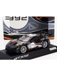   Spark - PORSCHE 911 992 GT3 RS COUPE N 992 WEISSACH TEST TRACK 2023 BLACK SILVER ORANGE