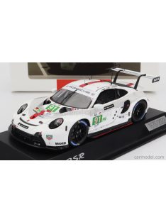   Spark-Model - Porsche 911 991-2 Rsr-19 4.2L Team Porsche Gt N 91 Winner Lmgte Pro Class 24H Le Mans 2022 G.Bruni - R.Lietz - F.Makowiecki White Grey Red