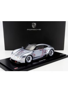   Spark - PORSCHE VISION 357 2023 - 75th ANNIVERSARY PORSCHE SPORTS CAR 1948-2023 - CON VETRINA - WITH SHOWCASE GREY MET