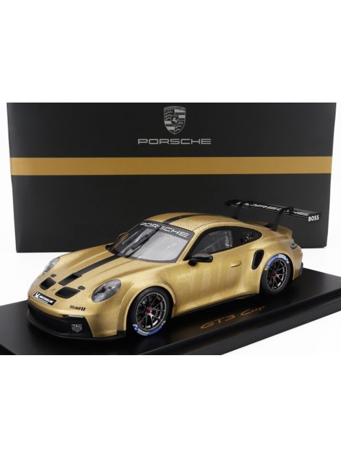 Spark - PORSCHE 911 992 GT3 CUP 5000 COUPE 2023 - CON VETRINA - WITH SHOWCASE GOLD MET