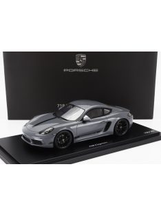   Spark - PORSCHE 718 (982) CAYMAN STYLE EDITION 2022 - CON VETRINA - WITH SHOWCASE ARTIC GREY