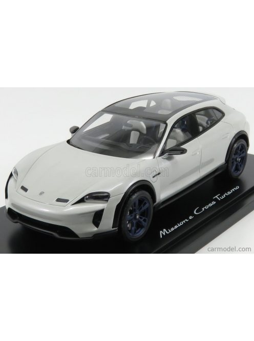 Spark-Model - Porsche Mission-E Cross Turismo 2018 - Con Vetrina - With Showcase Grey Met