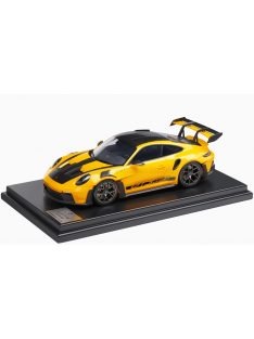   Spark - PORSCHE 911 992 GT3 RS COUPE 2023 - CON VETRINA - WITH SHOWCASE YELLOW MET BLACK