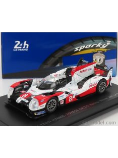   Spark-Model - Toyota Ts050 2.4L Hybrid Turbo V6 Team Toyota Gazoo Racing N 8 Winner 24H Le Mans 2020 S.Buemi - B.Hartley - K.Nakajima Red White