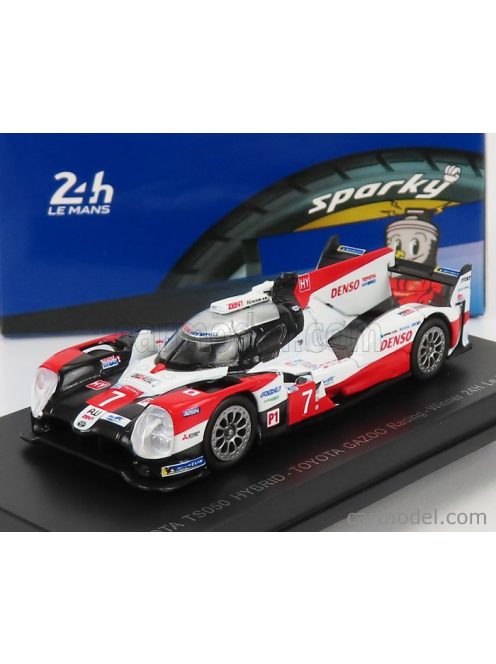 Spark-Model - Toyota Ts050 2.4L Hybrid Turbo V6 Team Toyota Gazoo Racing N 7 3Rd 24H Le Mans 2020 M.Conway - K.Kobayashi - J.M.Lopez Red White