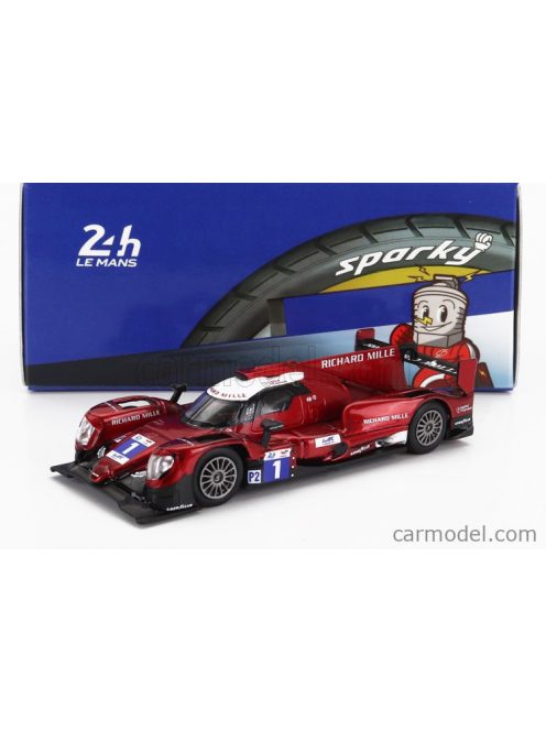 Spark-Model - Oreca Gibson 07 Gk428 4.2L V8 Team Richard Mille Racing N 1 24H Le Mans 2022 L.Wadoux - S.Ogier - C.Milesi Red