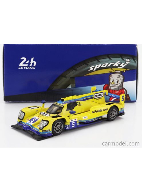 Spark-Model - Oreca Gibson 07 Gk428 4.2L V8 Team Penske N 5 24H Le Mans 2022 D.Cameron - E.Collard - F.Nasr Yellow