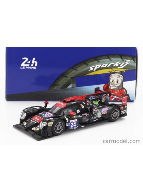 Spark-Model - Oreca Gibson 07 Gk428 4.2L V8 Team Nielsen Racing N 24 24H Le Mans 2022 R.Sales - M.Bell - B.Hanley Black Red