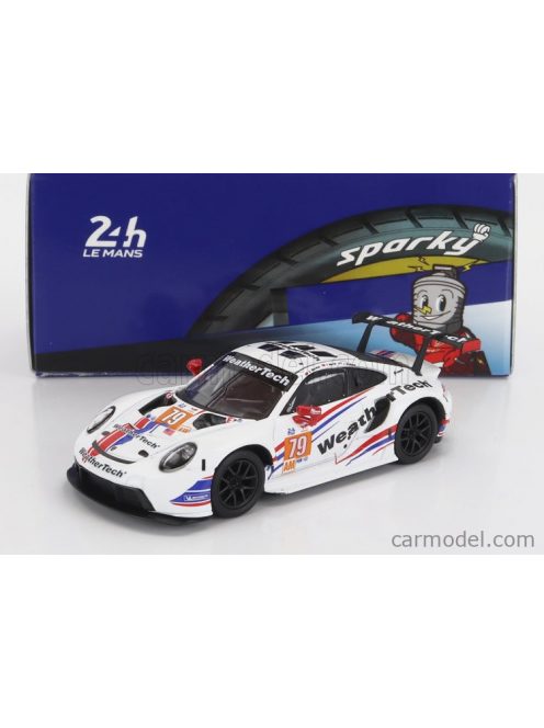 Spark-Model - Porsche 911 991 Rsr-19 4.2L Team Weathertech Racing N 79 2Nd Lmgte Am Class 24H Le Mans 2022 C.Macneil - J.Andlauer - T.Merril White