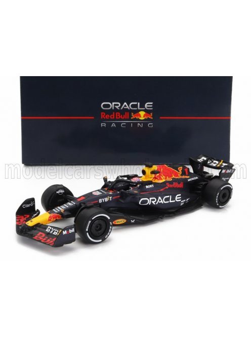 Spark - RED BULL F1  RB19 TEAM ORACLE RED BULL RACING N 1 WORLD CHAMPION SEASON 2023 MAX VERSTAPPEN MATT BLUE