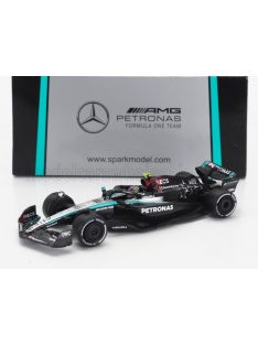   Spark - MERCEDES GP F1  W15 EQ PERFORMANCE TEAM AMG PETRONAS MOTORSPORT N 44 SEASON 2024 LEWIS HAMILTON BLACK SILVER GREEN