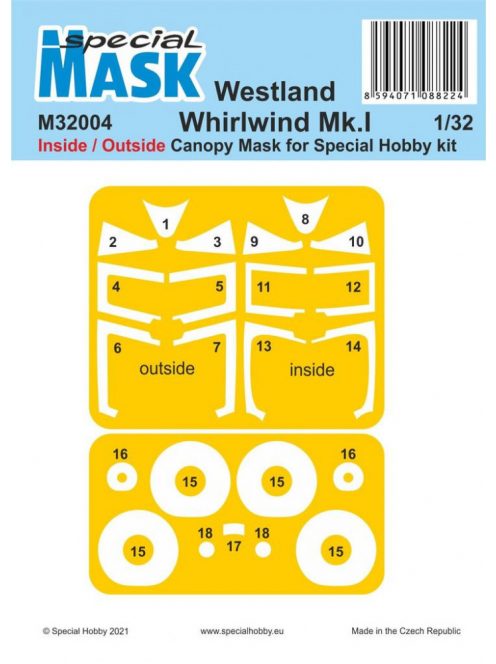 Special Hobby - Westland Whirlwind Mk.I Inside/Outside MASK